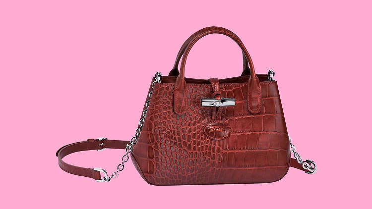 Roseau Croco handbag from Longchamp