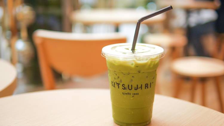 Tsujiri matcha latte