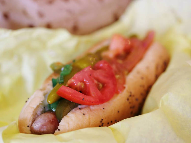 Chicago Dog at Windy City Beefs N Dogs