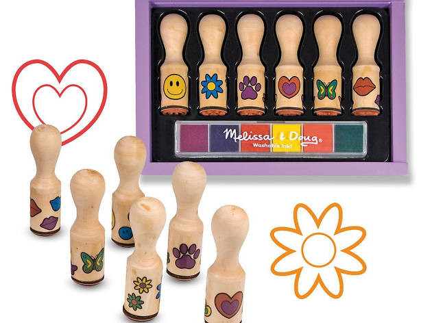 Wooden Stamp Set-Happy Handles Wooden Stamp Set-Happy Handles