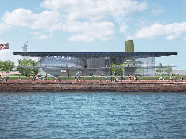 See renderings of the Liberty Island museum that might have been See renderings of the Liberty Island museum that might have been