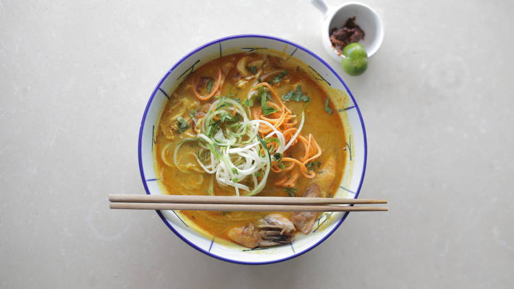 Borneo laksa at Ashley's by Living Food