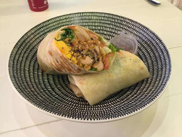 Nasi lemak roll at La Juiceria Superfoods
