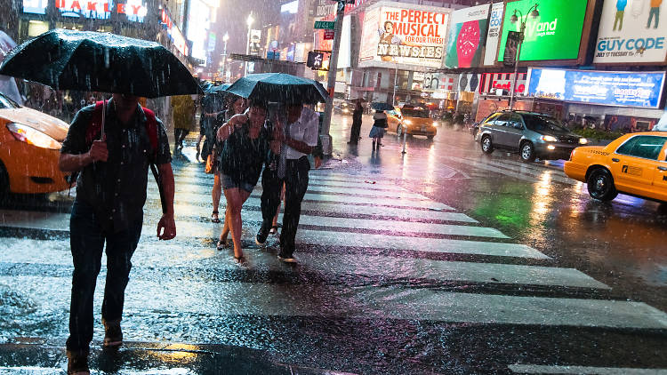 Times Square Super Storm