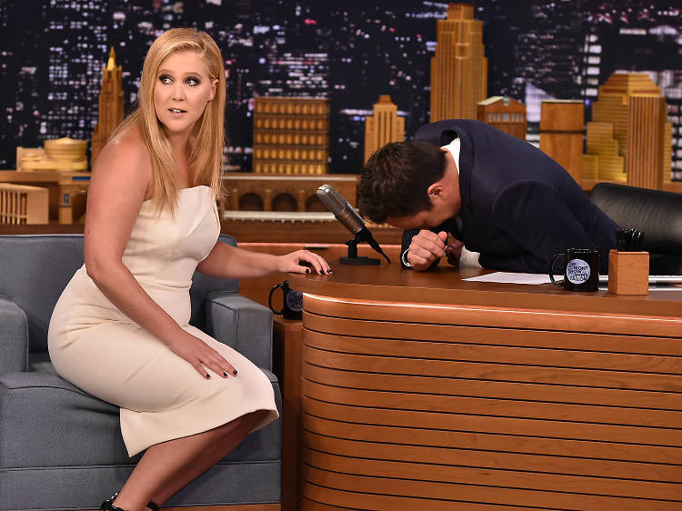 Amy Schumer with Jimmy