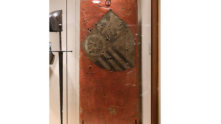 Standing Shield, German, 1385–87