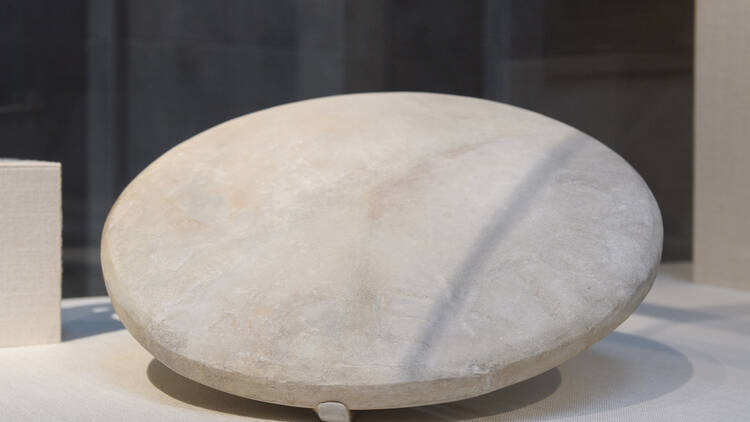 Marble Diskos Greek, Attic 6th century