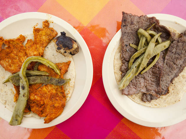 Tacos de cecina Tacos de cecina