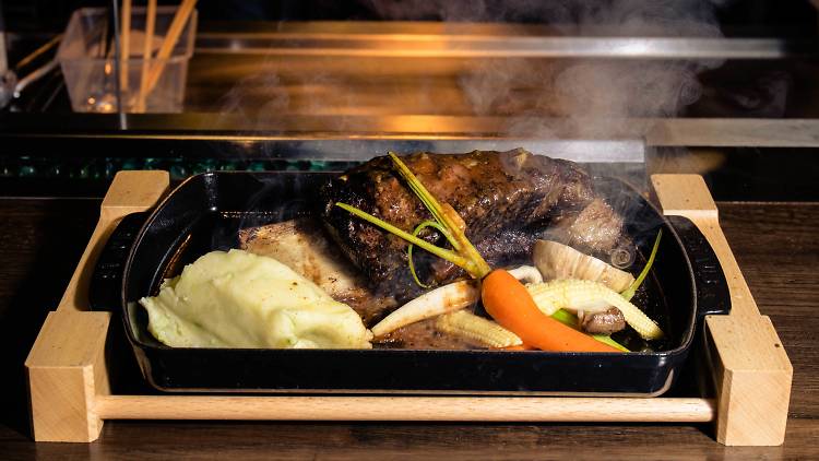 Mugendai Steakhouse serves teppanyaki grill items at Siam Paragon