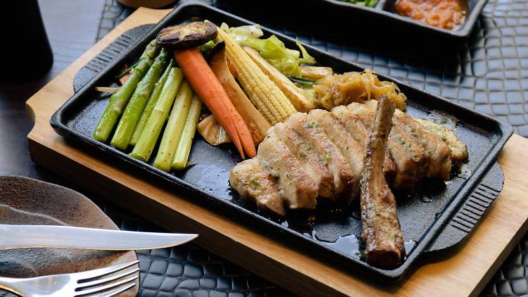 Mugendai Steakhouse serves teppanyaki grill items at Siam Paragon