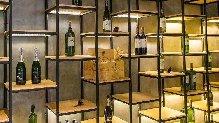 Wine cellar at Backyard by Baan