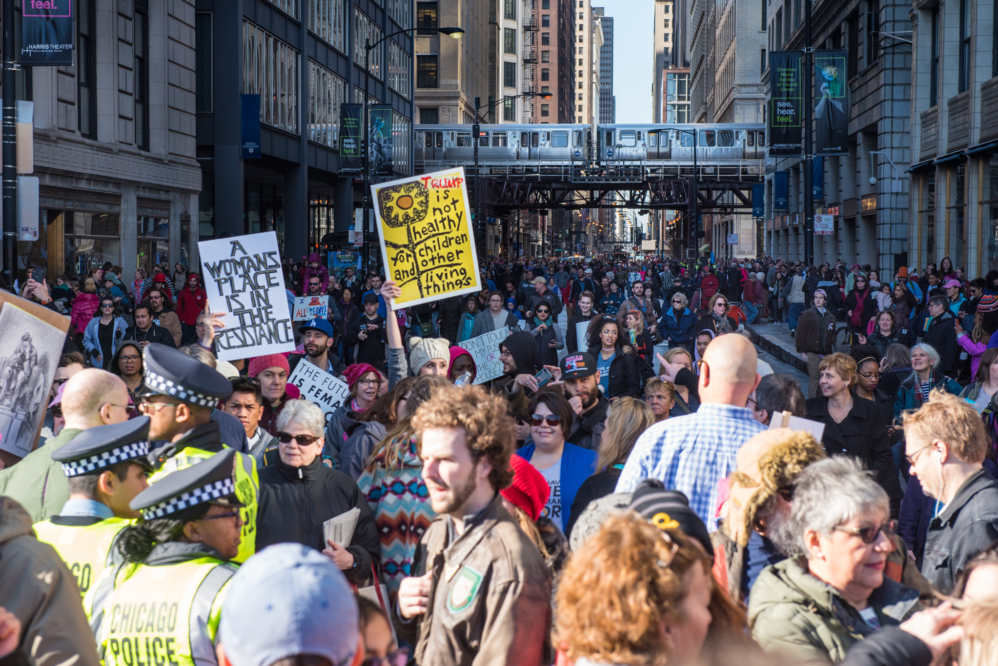 Photos from the Women's March on Chicago