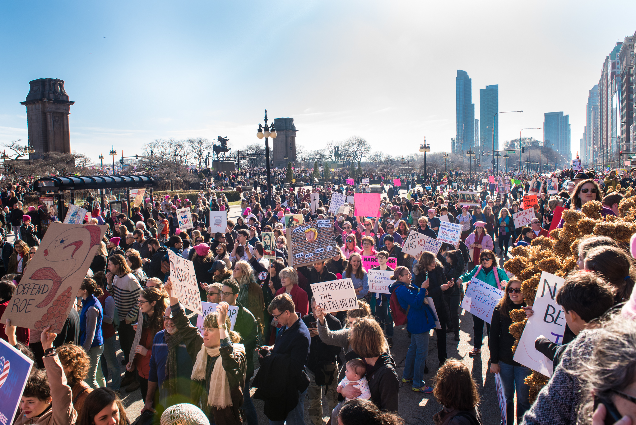 Photos from the Women's March on Chicago