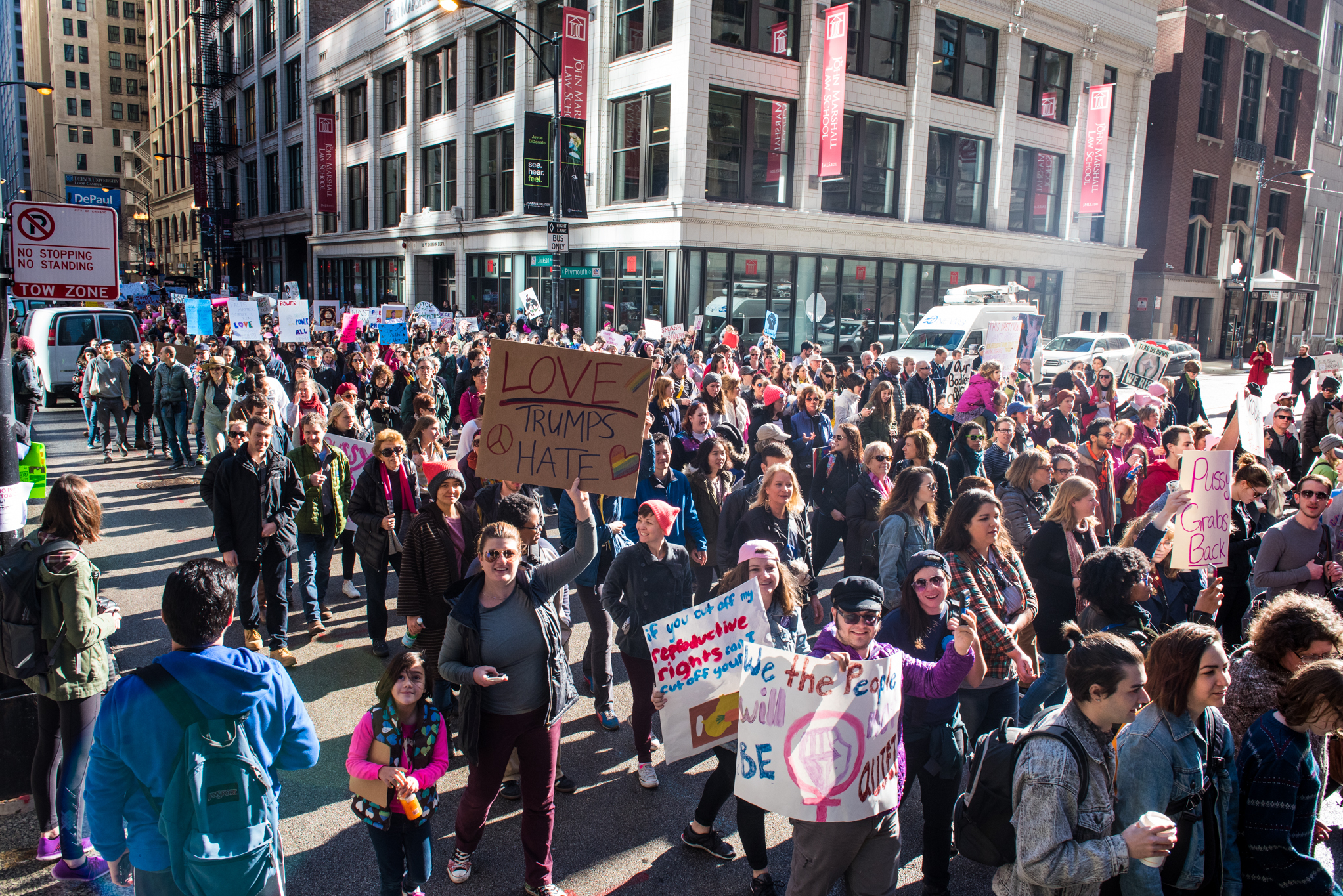 Photos from the Women's March on Chicago