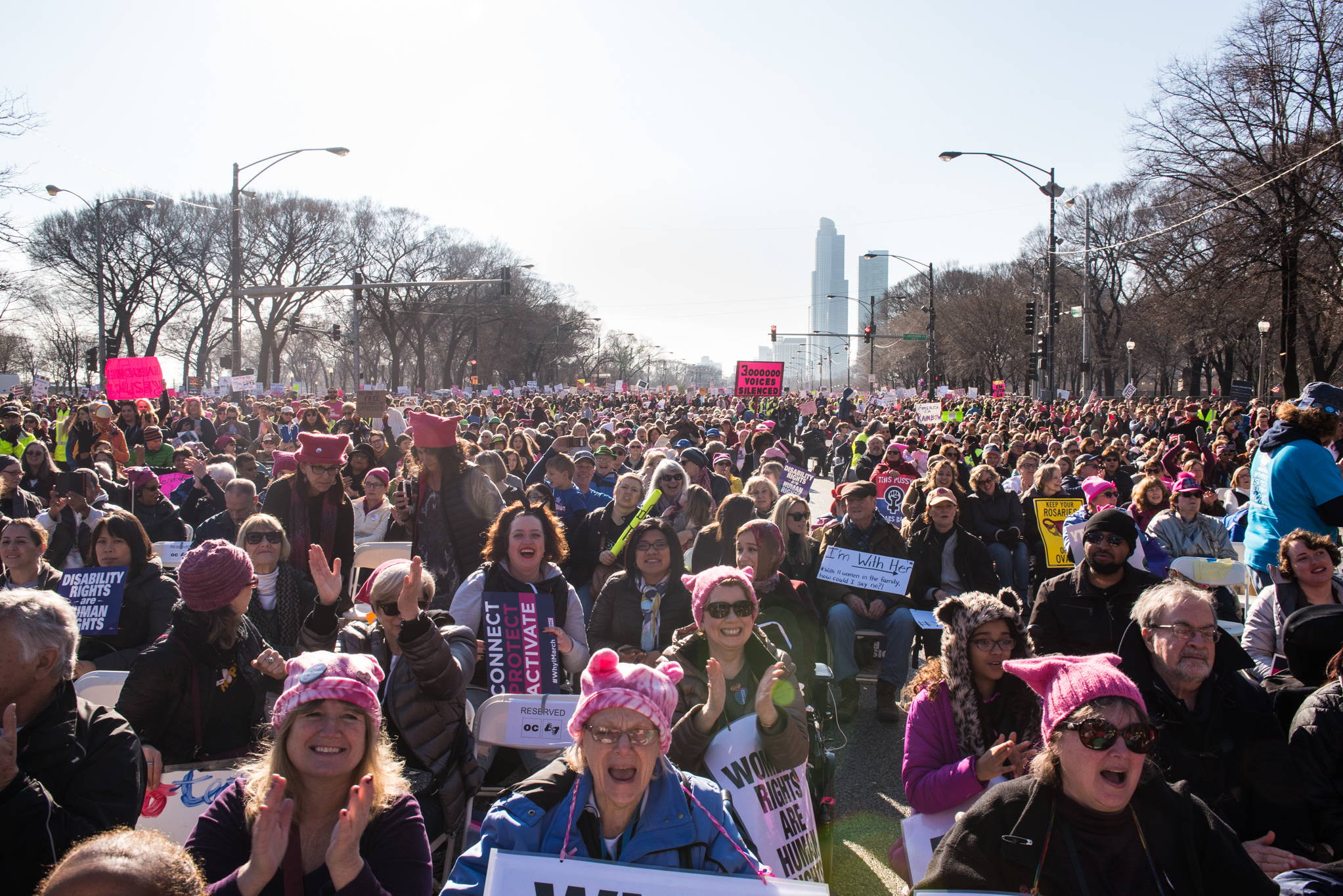 Photos from the Women's March on Chicago