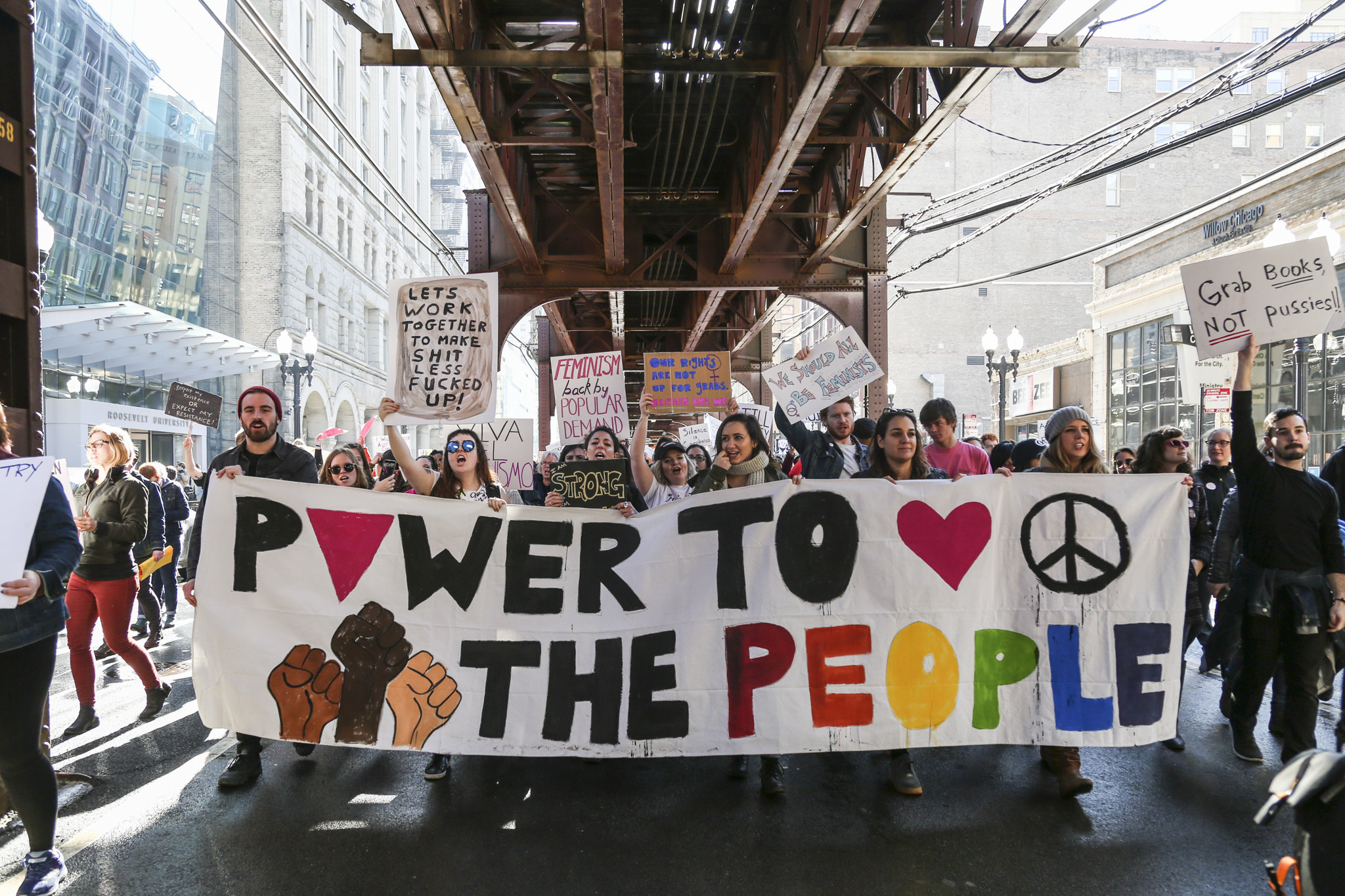 Photos from the Women's March on Chicago