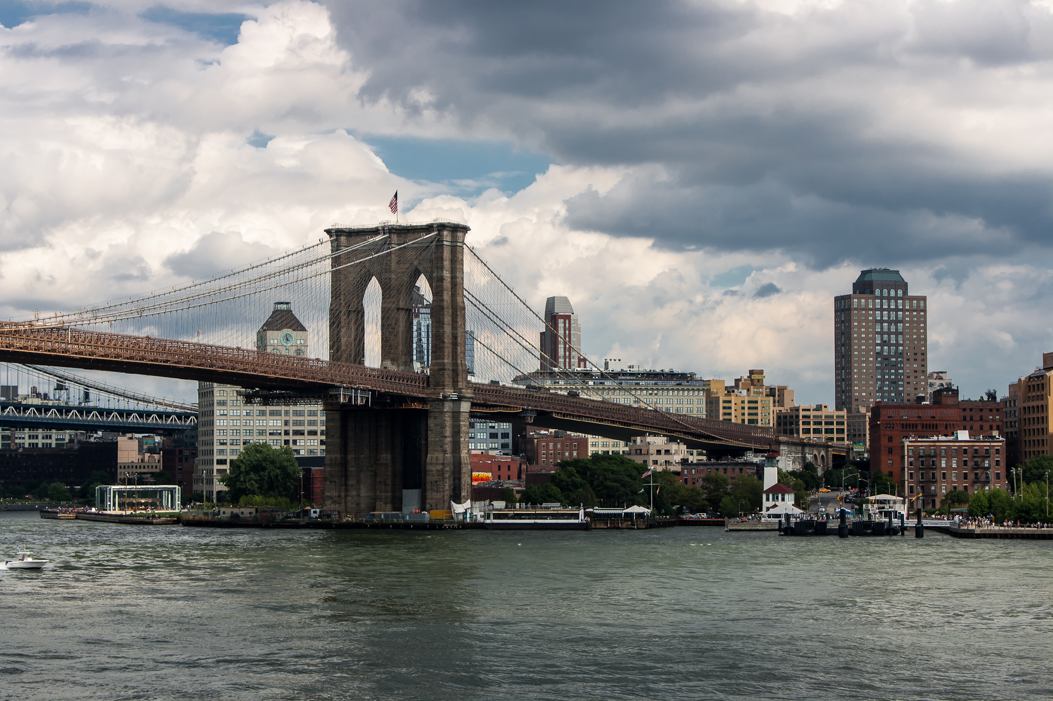 There are secret wine cellars hidden underneath the Brooklyn Bridge