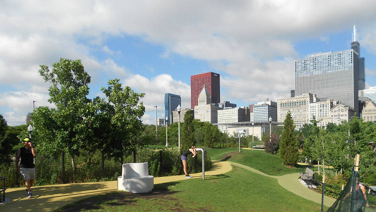 Michael Van Valkenburgh Associates has led the design for numerous award-winning civic projects, including Maggie Daley Park (pictured).