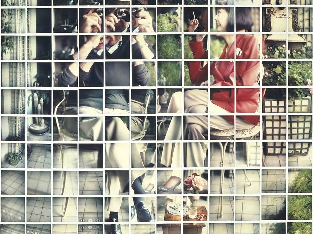 'Billy & Audrey Wilder, Los Angeles, April 1982' COMPOSITE POLAROID46 X 44"© DAVID HOCKNEYPHOTO CREDIT: RICHARD SCHMIDT "BILL + AUDREY WILDER LOS ANGELES APRIL 1982" COMPOSITE POLAROID46 X 44"© DAVID HOCKNEYPHOTO CREDIT: RICHARD SCHMIDT