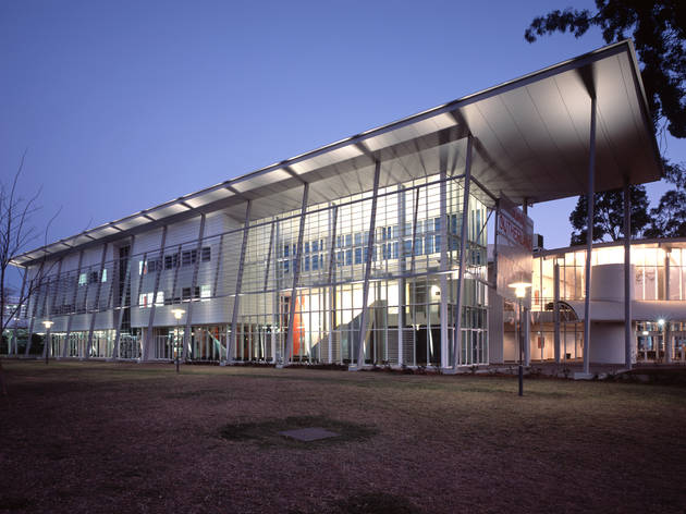 Joan Sutherland Performing Arts Centre 2014 night exterior photo courtesy JSPAC Joan Sutherland Performing Arts Centre 2014 night exterior photo courtesy JSPAC