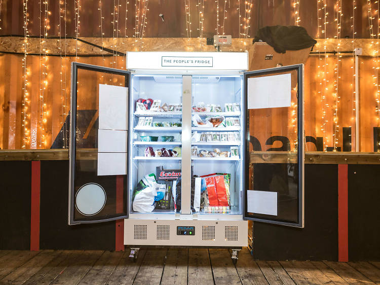 There’s a community fridge in Brixton where you can donate food to those in need