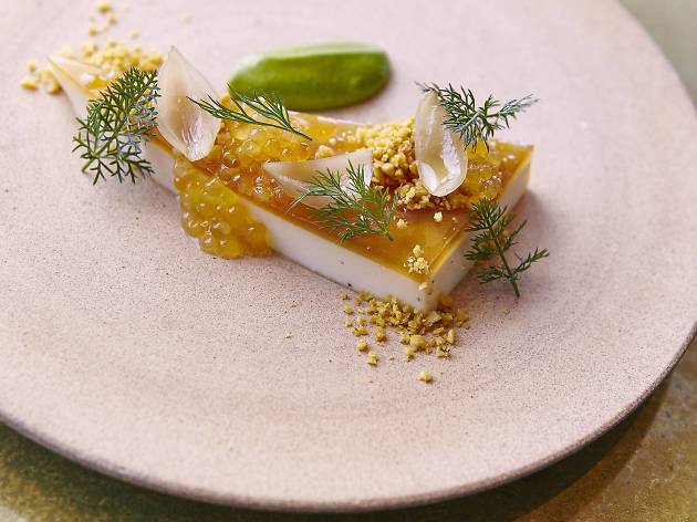 Smoked ocean trout parfait: Cirrus Smoked ocean trout parfait: Cirrus