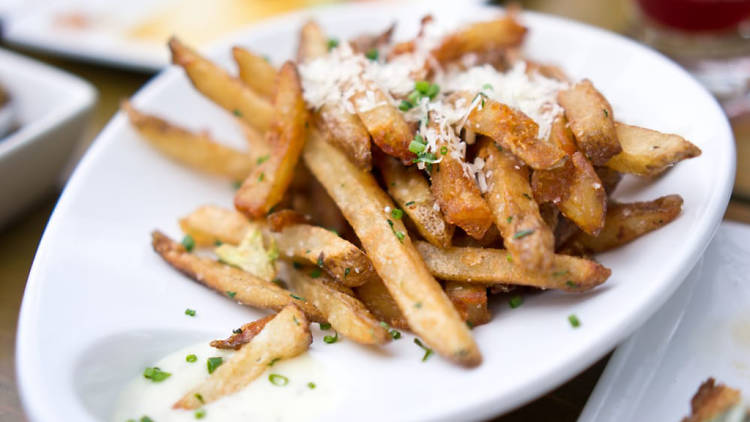 Duck fat fries at Salty Sow in Austin, TX