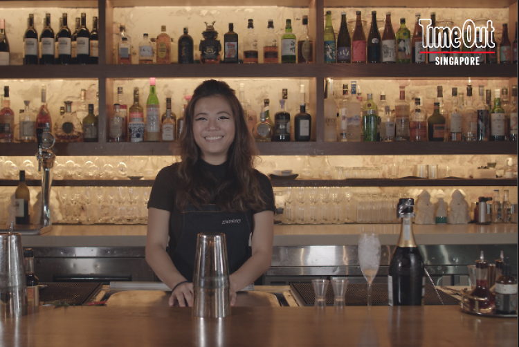 DIY cocktails by Neon Pigeon's head bartender Symphony Loo
