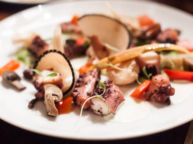 Tiradito de pulpo Cenar en la Ciudad de México