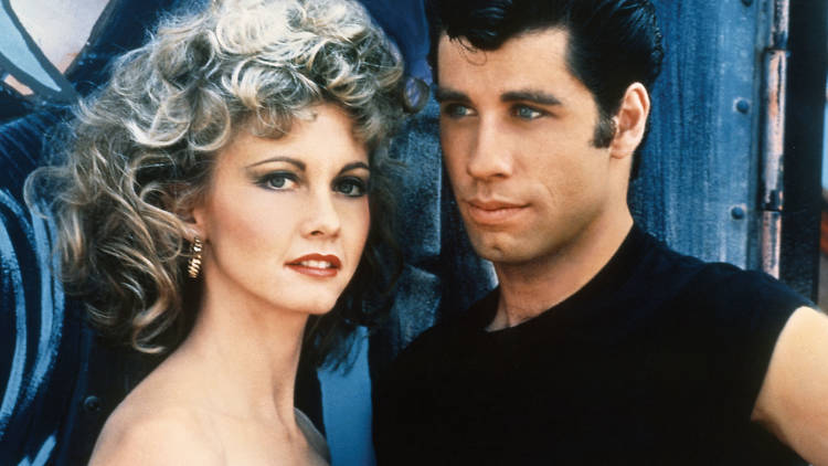 Olivia Newton John and John Travolta in Grease