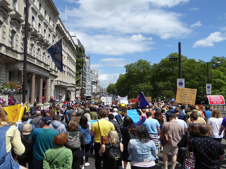 March for Europe, 2016, London