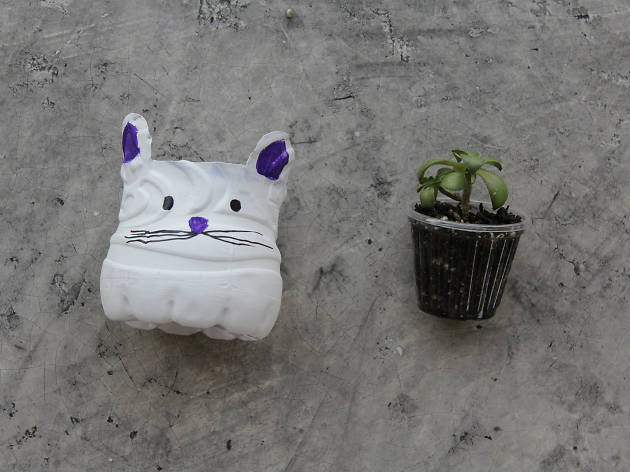 Maceta de material reciclable Aprende a hacer una maceta de pet