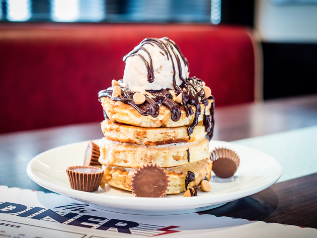 Pancake and Shake Challenge at The Diner Pancake and Shake Challenge at The Diner