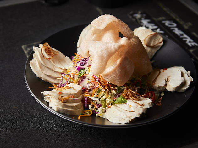 Poached chicken slaw by Jerry Mai Poached chicken slaw by Jerry Mai