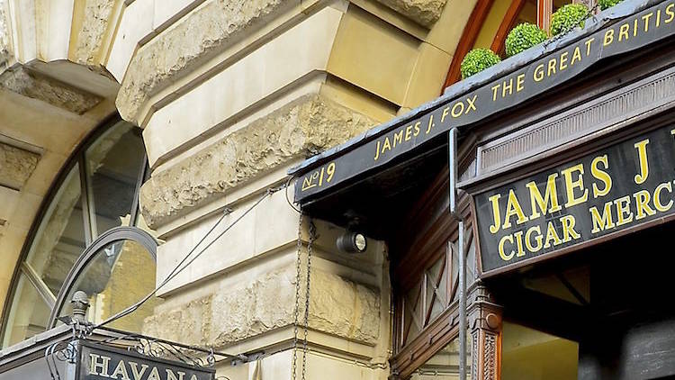 The eighteenth century in a Mayfair cigar shop