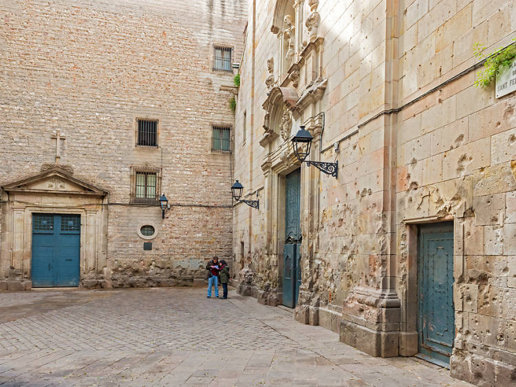 Plaça de Sant Felip Neri de Barcelona