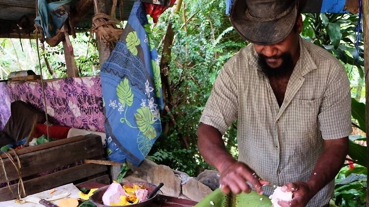 Try traditional Kanak Bougna