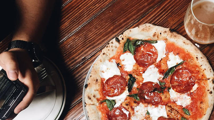 Have an adult pizza party at Roberta's