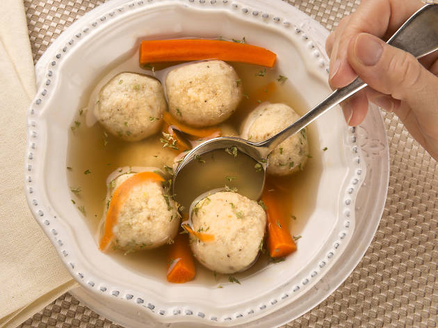 Soupe de kneidlach Soupe de kneidlach