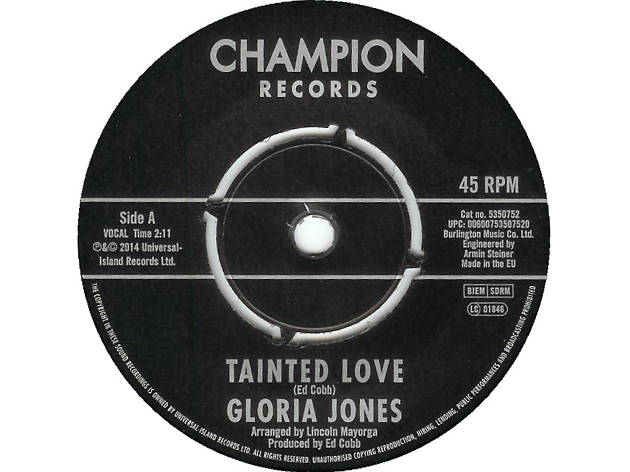 Tainted Love, Gloria Jones, best soul songs Tainted Love, Gloria Jones, best soul songs