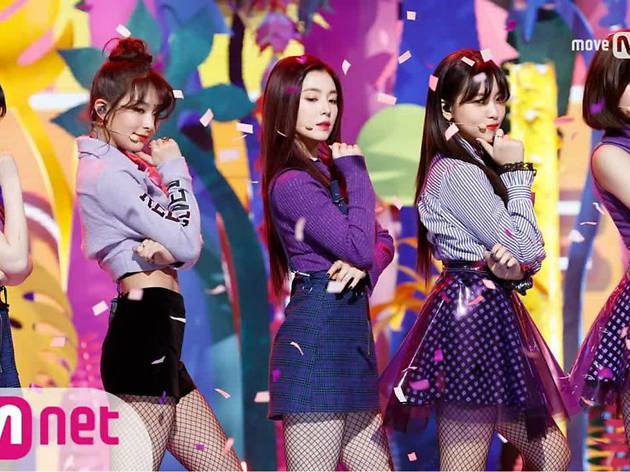 Red Velvet grupo Red Velvet en presentación