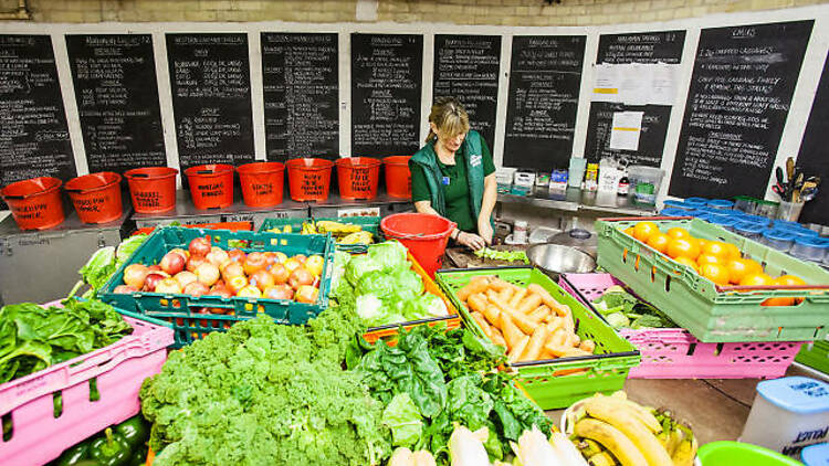 The animal kitchen at London Zoo