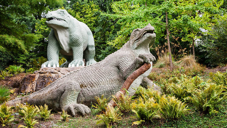 Crystal Palace Park Dinosaur Sculptures