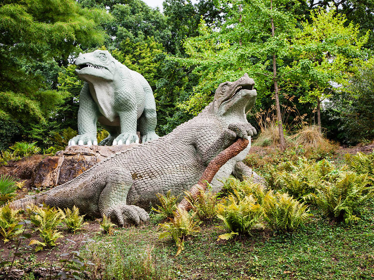 Crystal Palace Park Dinosaur Sculptures