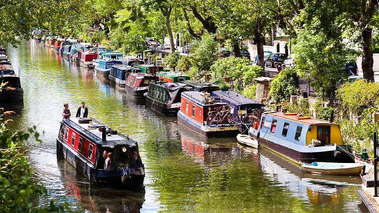 Marvel at the canal boats of Little Venice