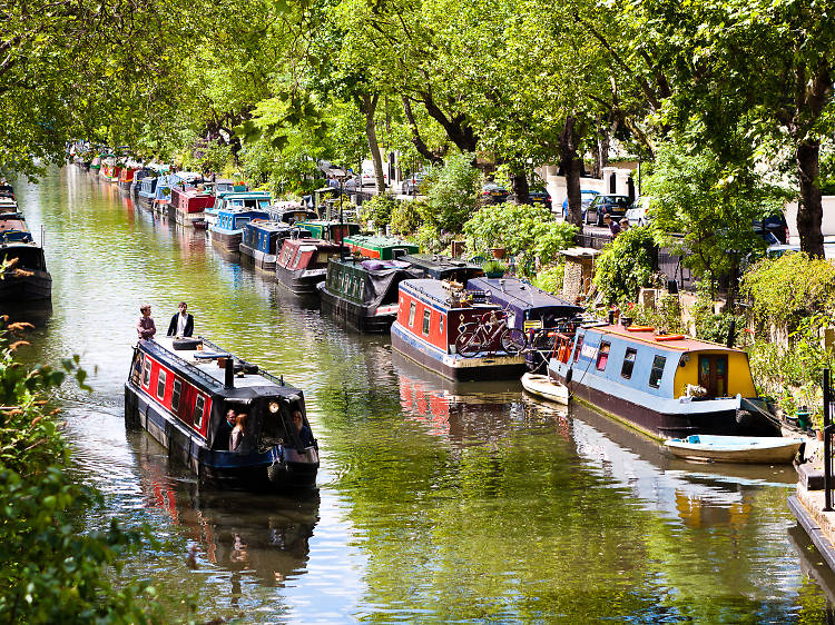 Marvel at the canal boats of Little Venice