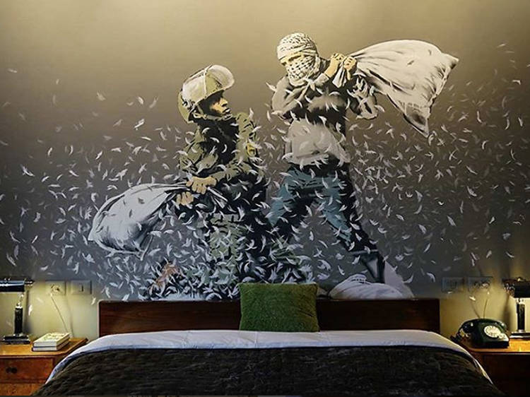 In pictures: Banksy’s hotel in Bethlehem