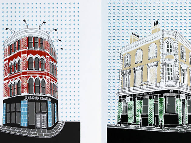 A whistle-stop tour of Liz Whiteman Smith’s Shoreditch illustrations A whistle-stop tour of Liz Whiteman Smith’s Shoreditch illustrations