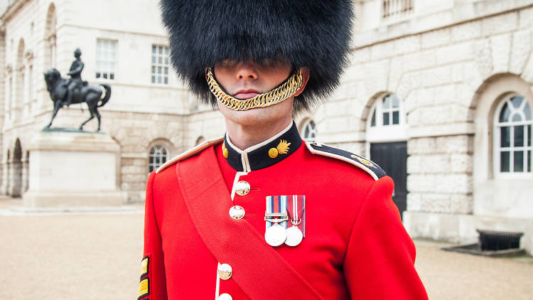 Guardsman tall store fur hat