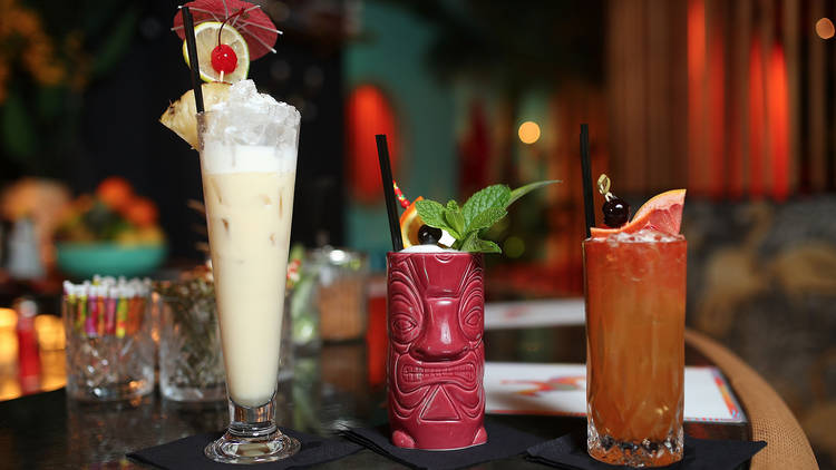 Cocktails at Palm Royale